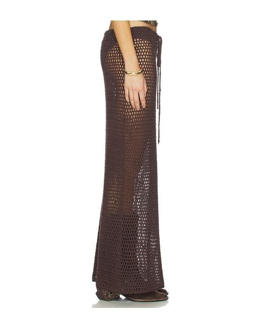 superdown Brown Amelia Maxi Skirt