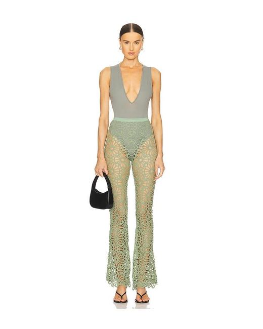 Norma Kamali Multicolor Boot Pant Without Waistband