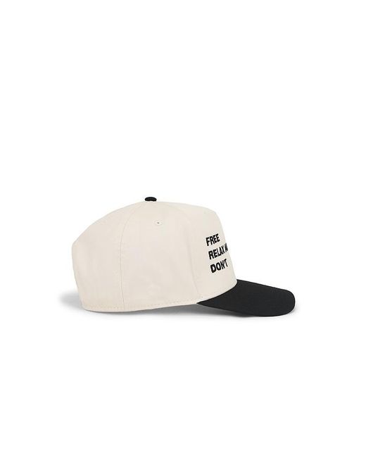 Free & Easy White Trifecta Two Tone 5 Panel Snapback Hat
