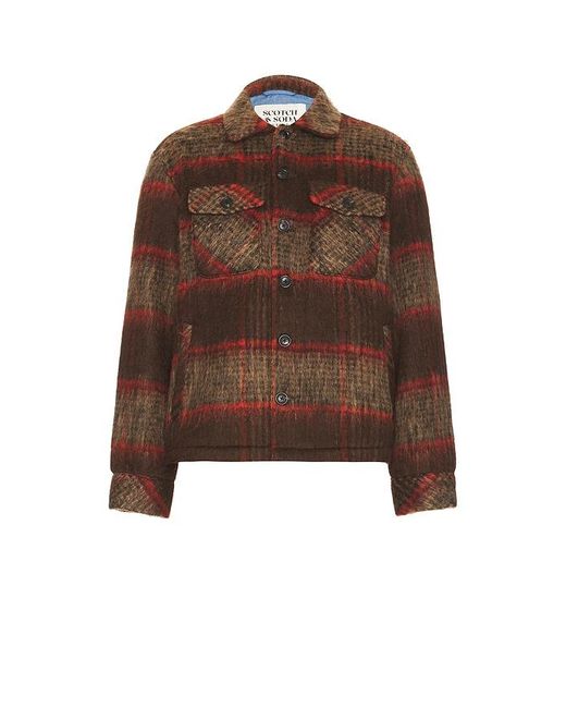 メンズ Scotch & Soda オーバーシャツ Brown