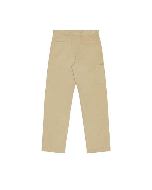 Vince Natural Peached Cotton Henry Pant for men