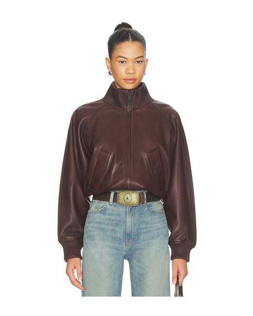 Polo Ralph Lauren Brown Leather Jacket