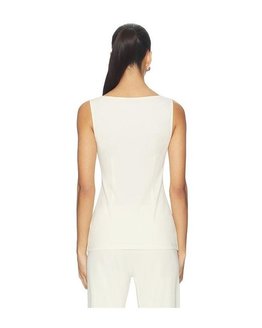 geel White Piper Top