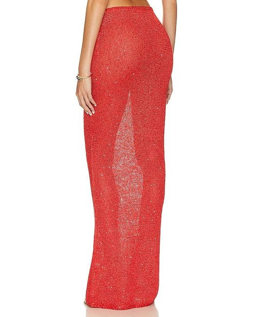 Asta Resort Red Carolina Skirt