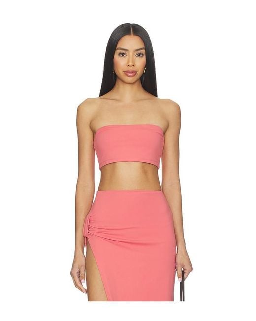 Susana Monaco Pink Micro Tube Top