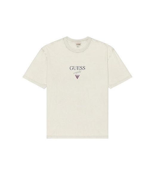 guess white tee