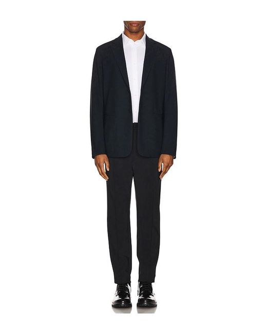 Theory White Sylvain Structure Knit Shirt for men