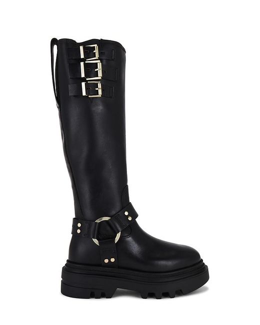 AllSaints Jade Biker Boot Black