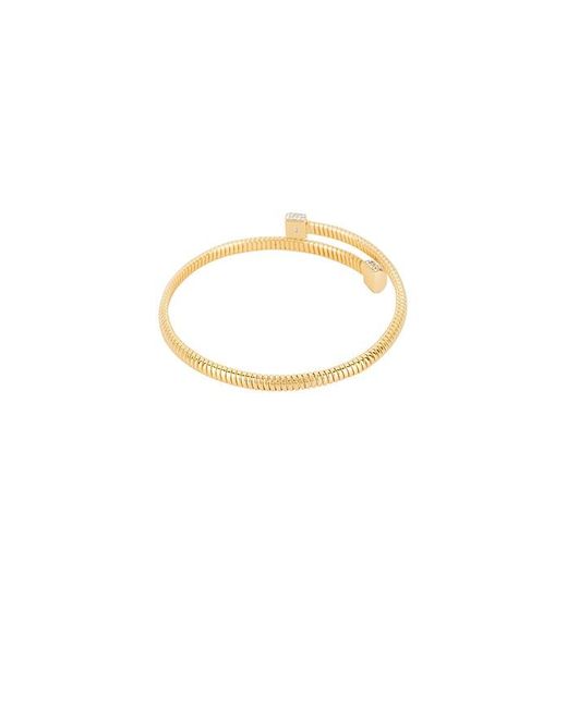 BaubleBar White Pave Single Wrap Cuff