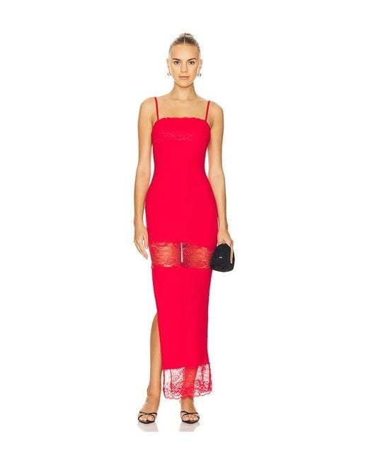 ROBE GEMMA en Red superdown