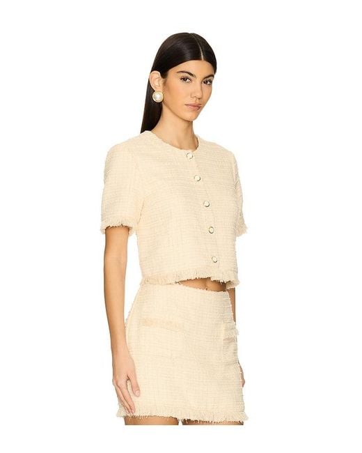 Amanda Uprichard Natural Andrea Top