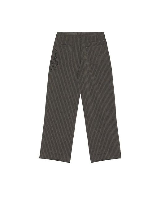 Grey Gothic Leather Rivet Trouser main image 0