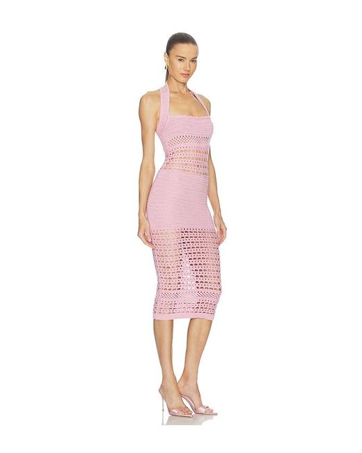 retroféte Pink Jaycee Dress