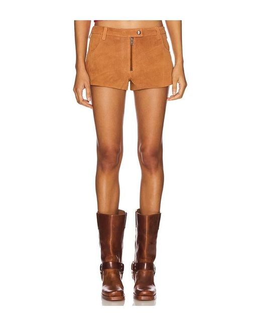 Urban Outfitters Orange X Revolve Perfect Suede Short