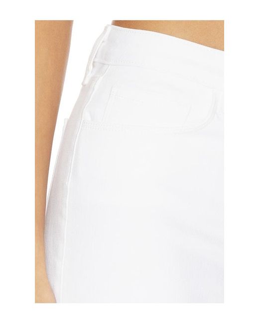 L'Agence White Joanne Wide Leg Pant
