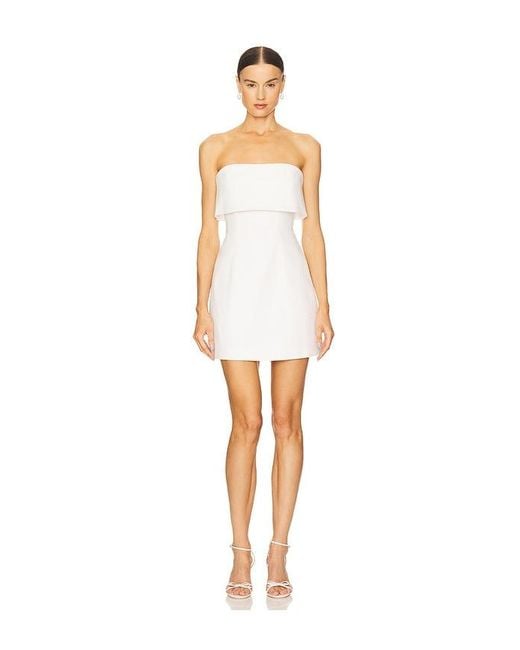 Misha White Jemma Cotton Sateen Mini Dress
