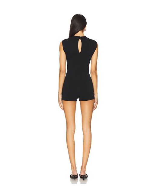 Lovers + Friends Black Deana Romper
