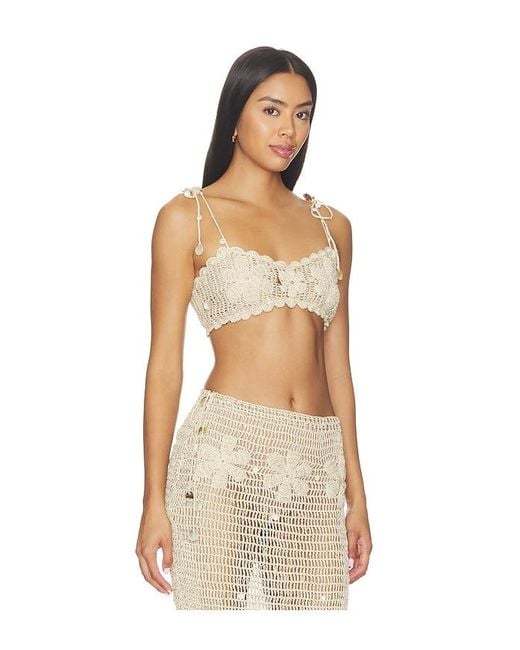Asta Resort Natural Charlotte Hand Crochet Bralette