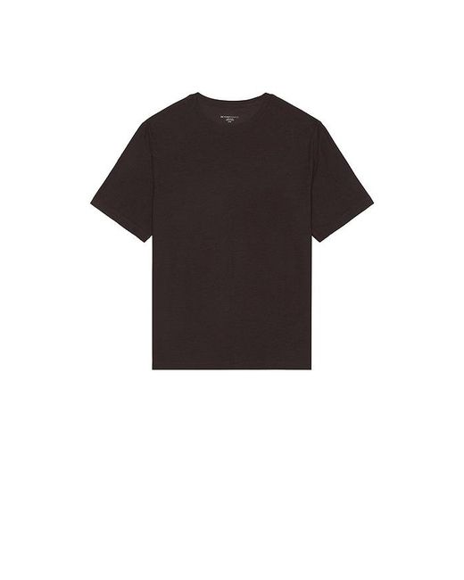 Beyond Yoga Black Featherweight Always Beyond Crew Tee 2.0 for men