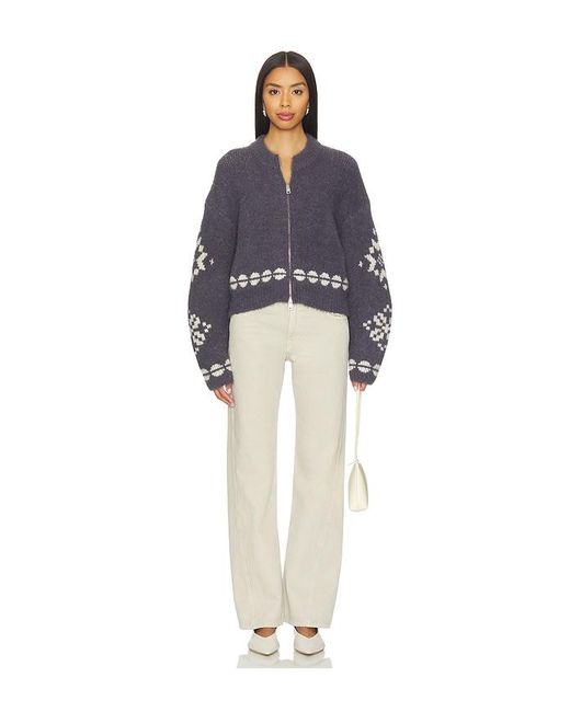 LSPACE Blue Cosmos Sweater