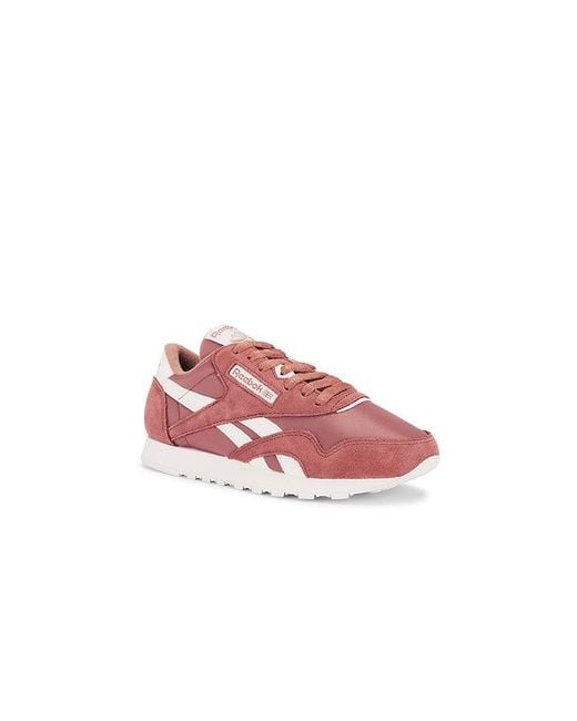 Reebok Red Sneakers Classic Nylon