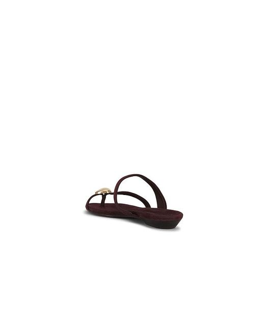 Madewell Black Mila Organic Hardware Thong Sandal