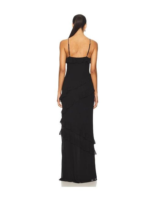 MAJORELLE Black Aesha Gown