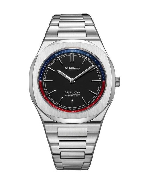 D1 Milano Black Ultra Thin 1970 39Mm Watch for men
