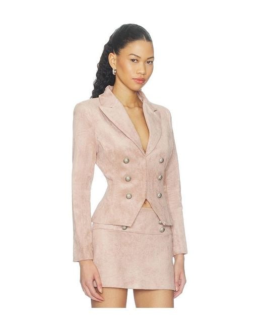 Amanda Uprichard Natural Wyatt Jacket