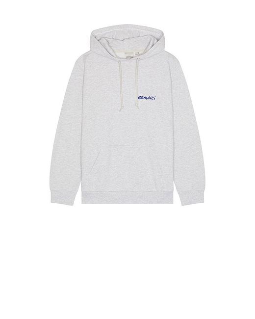 Snail Hooded Swatshirt En Color Gris Claro Talla En Gramicci de hombre de color White