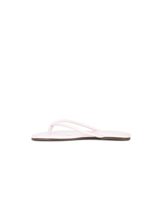 TKEES White Tubular Lily Sandal