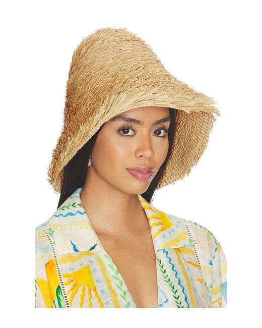 Janessa Leone Natural Gabi Bucket Hat