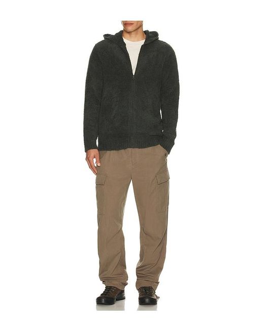 Barefoot Dreams Green Cozychic Zip Hoodie for men