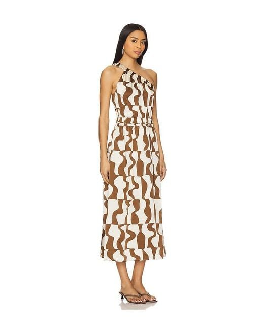 Rails White India Midi Dress