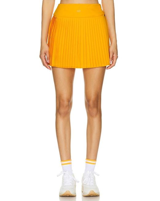 Goldbergh Yellow Plisse Skirt