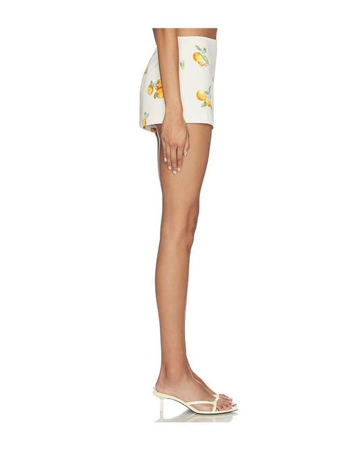 MAJORELLE White Sansa Mini Short