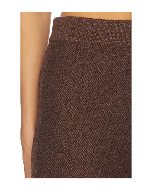 Tularosa Brown Marcella Rib Pant