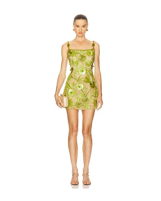 Rachel Gilbert Yellow Pierre Mini Dress