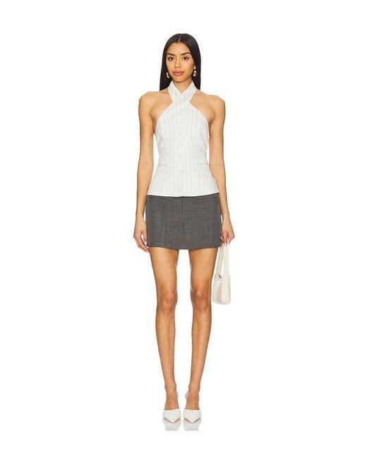 ALL THE WAYS White Selene Top