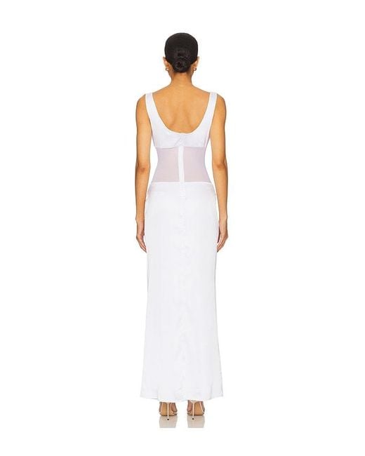 superdown White Astri Maxi Dress