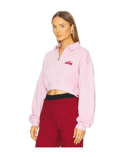 MSGM Red Follow The Rabbit Sweater