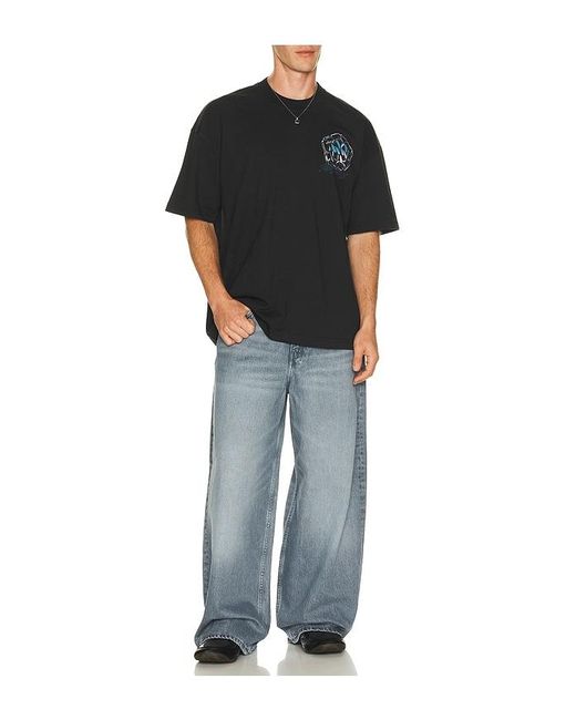 AllSaints Black Affix Tee for men