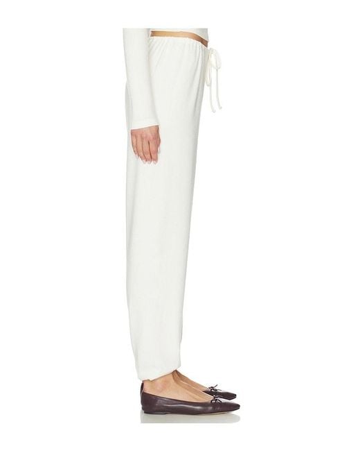 WellBeing + BeingWell White Delaney Jogger
