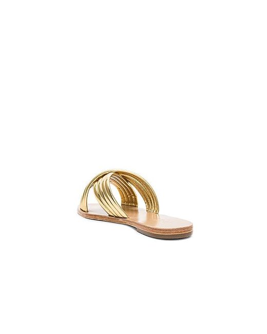 Raye Metallic Ziggy Sandal
