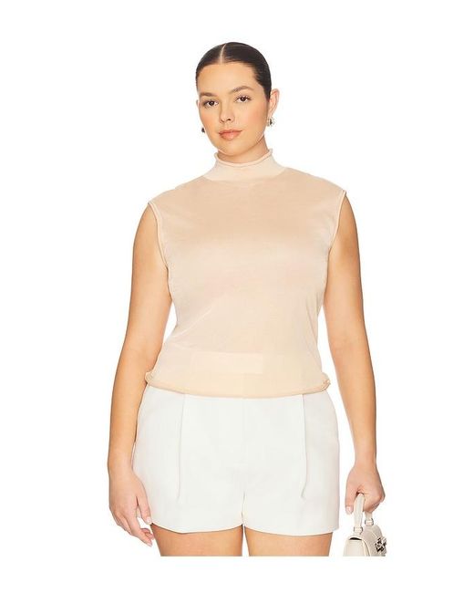 L'academie White 'Academie Camryn Sheer Knit Top