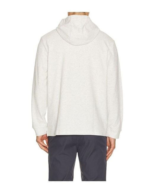 Vintage Summer White Performance Diamond Tech Hoodie for men