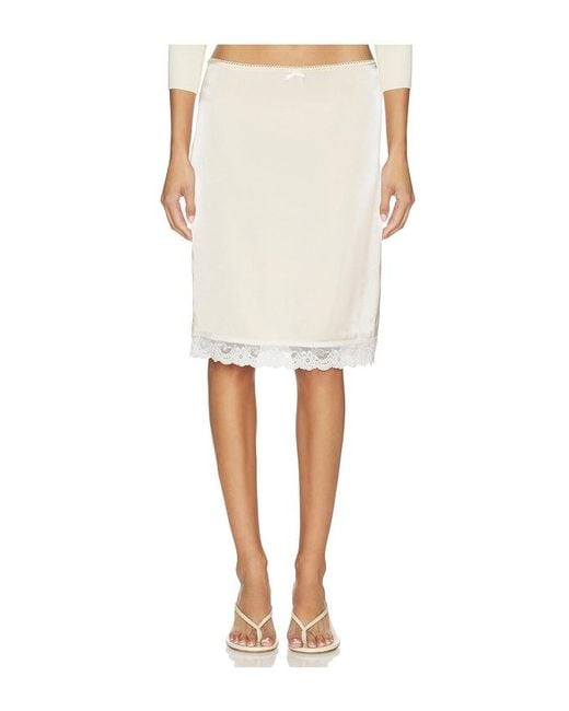 Tiger Mist White Leisel Skirt