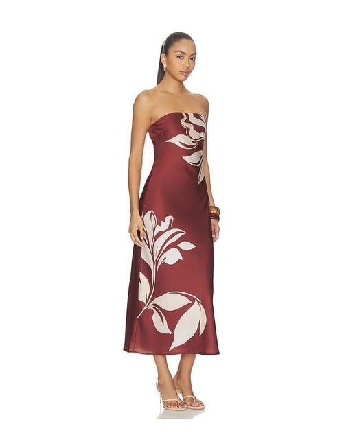 Astr Red Annabeth Dress