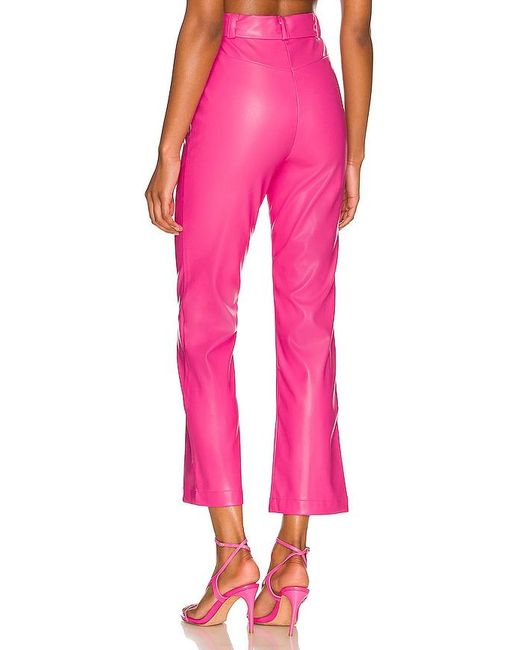 Bardot Pink Polly Faux Leather Pant