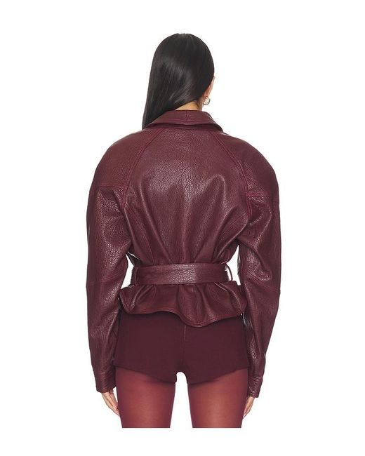 Manokhi Purple Karo Jacket